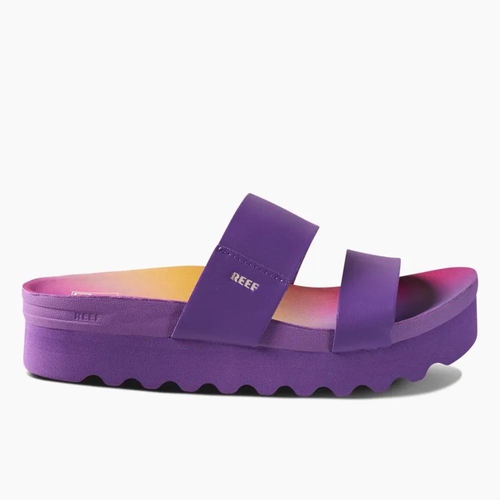 Reef Purple Gradient Slide Sandals